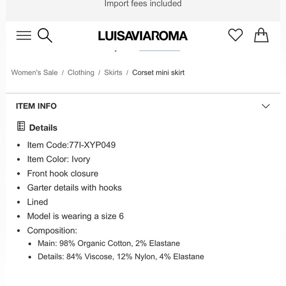 Dion Lee Corset Skirt Organic Cotton NWOT - Picture 15 of 16